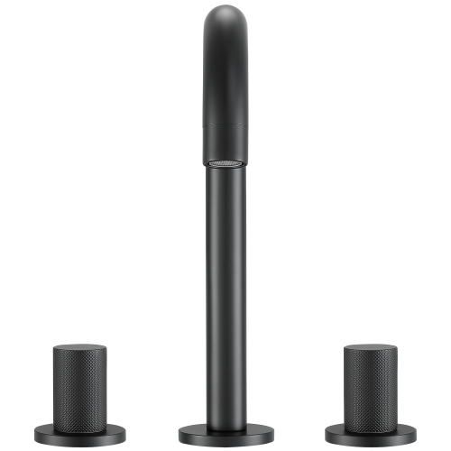 Ancona Industria Series Widespread Bathroom Faucet in Matte Black