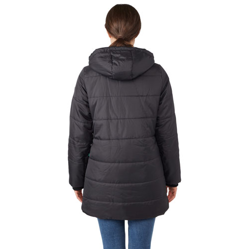 Modern Eternity Gianna Maternity Puffer Coat - Small - Black