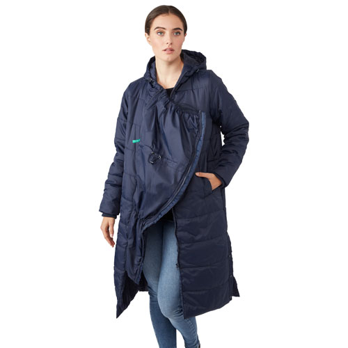 Manteau bouffant Penelope de Modern Eternity - Petit - Bleu marine