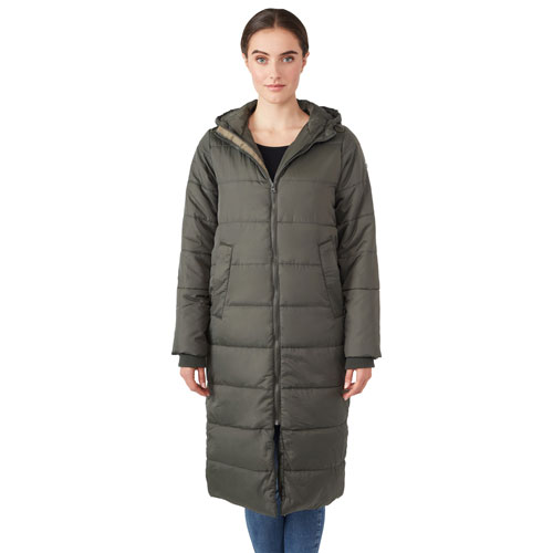 Manteau bouffant Penelope de Modern Eternity - Moyen - Vert kaki