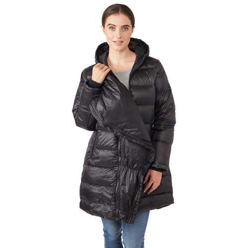 Modern Eternity Naomi Waterproof Parka Coat - Medium - Black