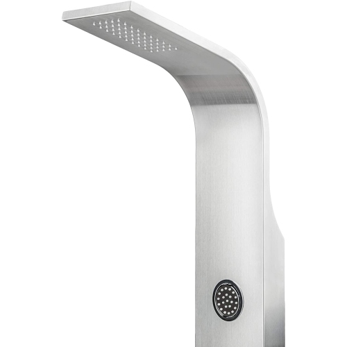 Blue Ocean 48" Stainless Steel Shower Panel with Rainfall Shower Head