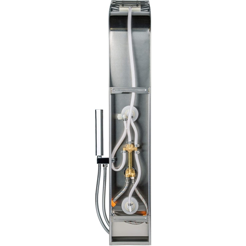 Blue Ocean 48" Stainless Steel Shower Panel with Rainfall Shower Head