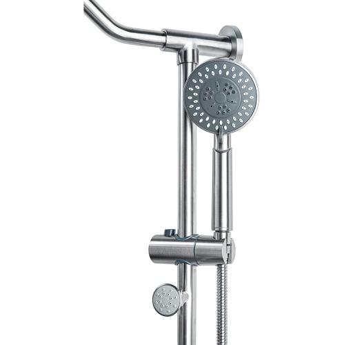 Blue Ocean 42” Stainless Steel Retro-Fit Rain Shower System with Shower Head, Body Nozzles, and Adjustable Slide Bar
