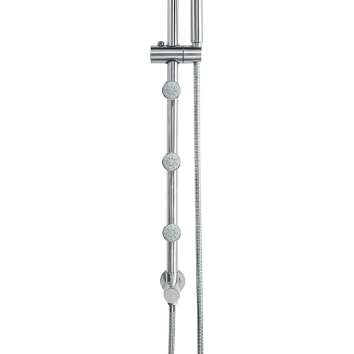 Blue Ocean 42” Stainless Steel Retro-Fit Rain Shower System with Shower Head, Body Nozzles, and Adjustable Slide Bar