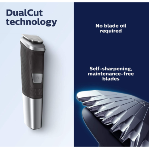 Philips Norelco Multi Groomer MG5750/49-18 piece, beard, body, face, nose, and ear hair trimmer and clipper