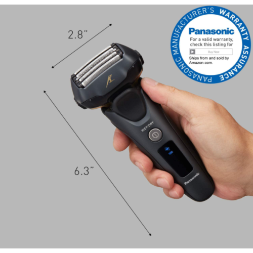 Panasonic Eslv67 Premium 5-blade Wet/dry Shaver With Sensor Technology, Black, 620 Grams