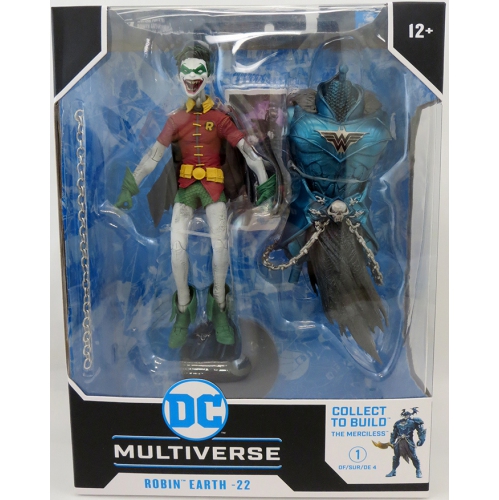 DC Multiverse Dark Nights Metal 7 Inch Action Figure BAF The Merciless - Robin Crow Earth-22