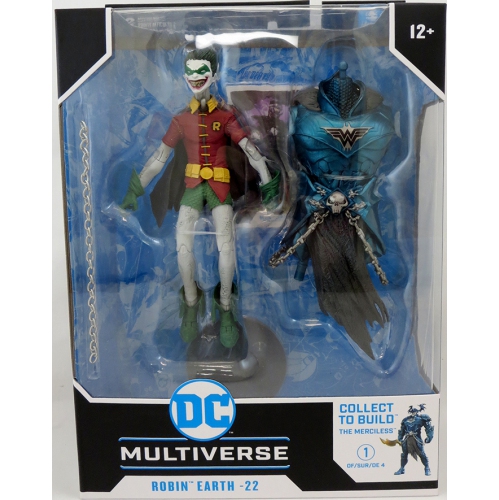 DC Multiverse Dark Nights Metal 7 Inch Action Figure BAF The Merciless - Robin Crow Earth-22