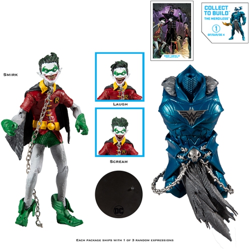 DC Multiverse Dark Nights Metal 7 Inch Action Figure BAF The Merciless - Robin Crow Earth-22
