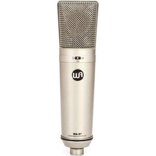 WARM AUDIO  Multi-Pattern Condenser Microphone Wa87-R2, Nickel Great