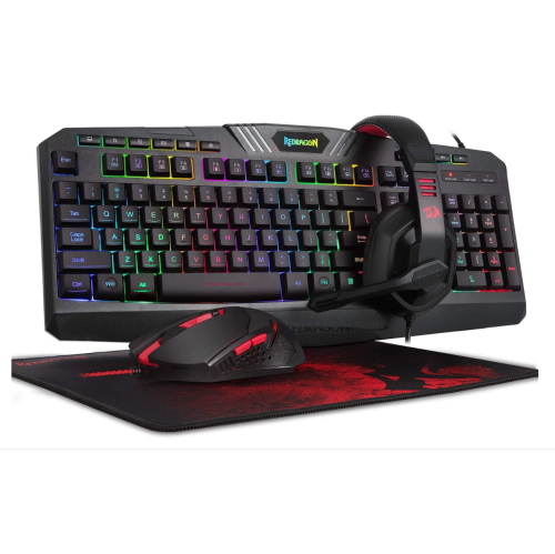 Redragon S101 Wired Rgb Backlit Gaming 4 In 1 Combo