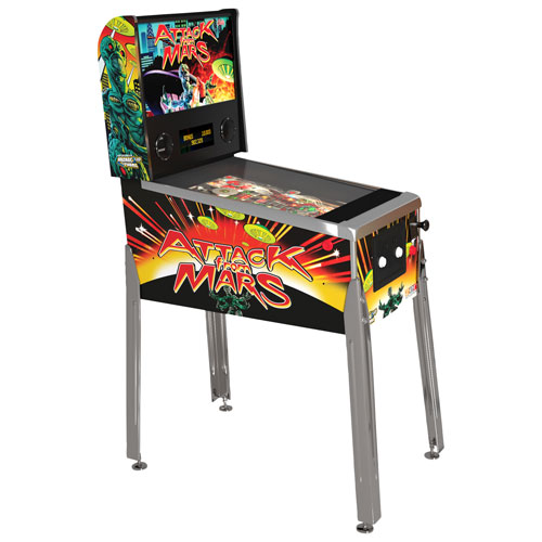 Image 3 of 4.. Arcade1Up Attack From Mars Digital Pinball Machine