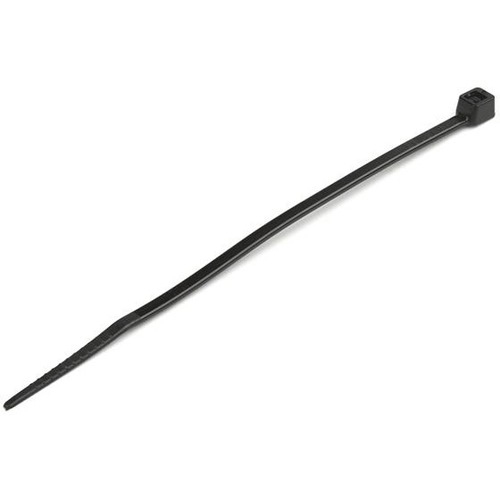 StarTech 1000 Pack 4" Cable Ties - Black Small Nylon/Plastic Zip Ties Adjustable Network Cable Wraps UL TAA CBMZT4BK