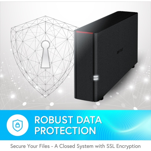 Buffalo LS210D0601 LinkStation 210 6TB Private Cloud Storage NAS with Hard Drives Included