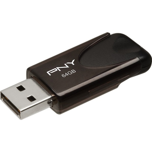 PNY 64 Go Attach.; 2.0 clés USB 4 P-FD64GATT4-GE
