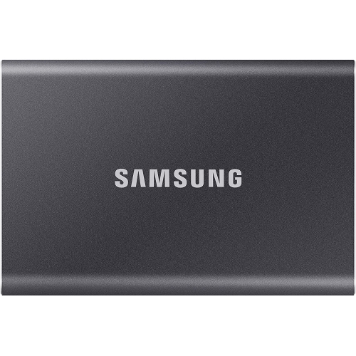 SAMSUNG  T7 Mu-PC1T0T/am 1 Tb Portable Solid State Drive - External - PCi Express Nvme - Titan Gray Mu-PC1T0T/am Samsung external hard drive