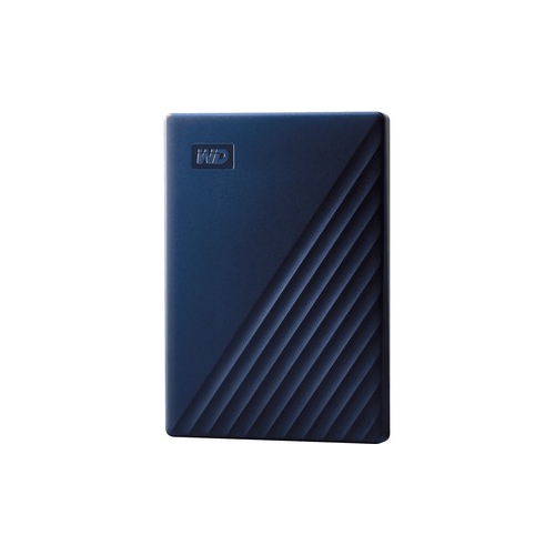 WD My Passport for Mac 4 TB Portable Hard Drive - External - Midnight Blue WDBA2F0040BBL-WESN