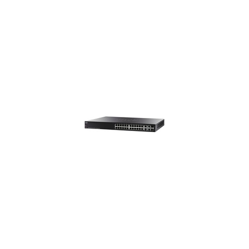 Cisco SF300-24PP 24-Port 10/100 PoE+ Managed Switch w/Gig Uplinks SF300-24PP-K9NA-RF