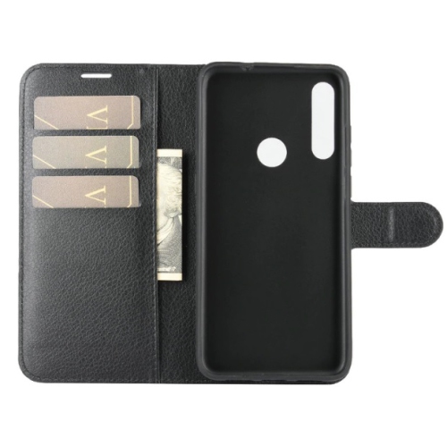 TopSave Simulate Leather Feeling Flip Case For Alcatel 1B, Black