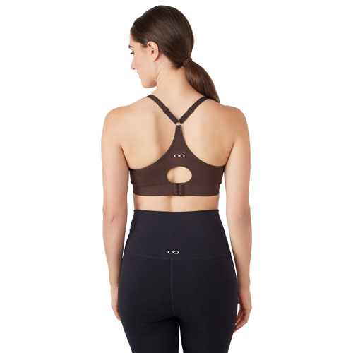Modern Eternity Bella Yoga Seamless Nursing Bra - Medium - Chocolate