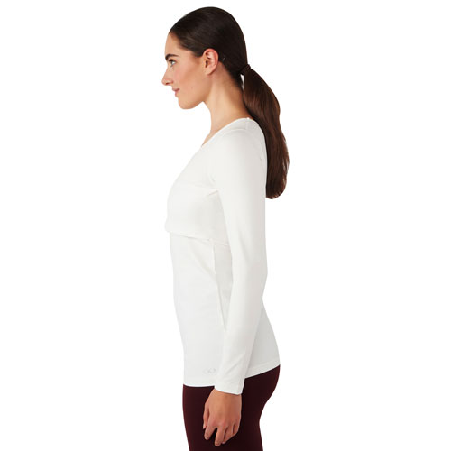 Modern Eternity Charlotte long Sleeve Nursing and Maternity Top - Medium - Eggshell