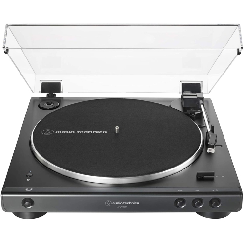 Audio-Technica AT-LP60XBT-BK Fully Automatic Belt-Drive Stereo Turntable, Black