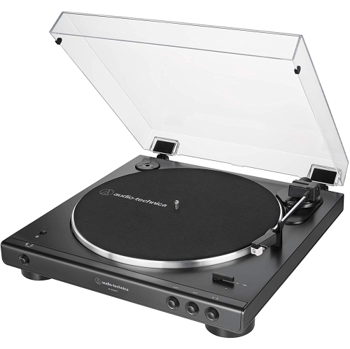 Audio-Technica AT-LP60XBT-BK Fully Automatic Belt-Drive Stereo Turntable, Black