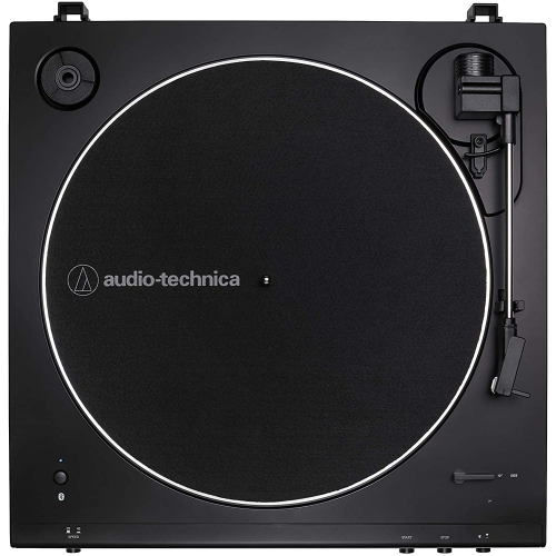 Audio-Technica AT-LP60XBT-BK Fully Automatic Belt-Drive Stereo Turntable, Black