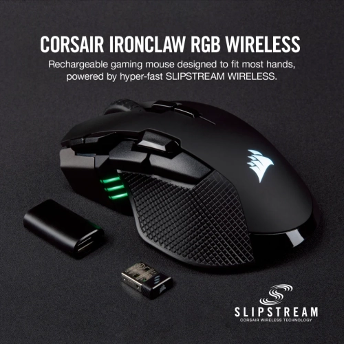 Corsair IRONCLAW RGB Wireless Gaming Mouse CH-9317011-NA