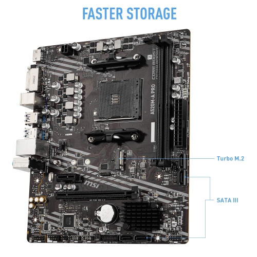 MSI A520M-A PRO Gaming Motherboard