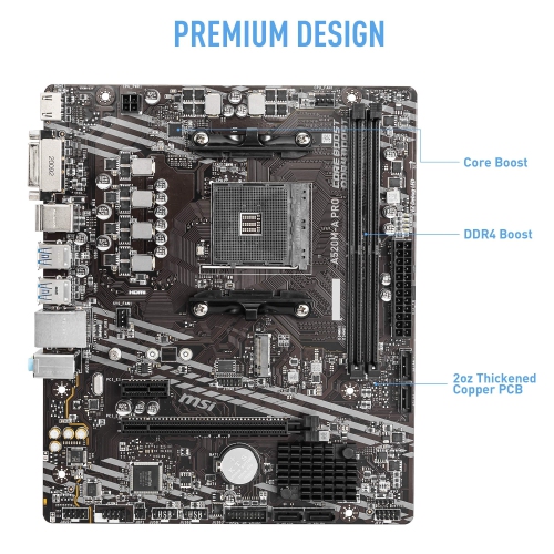 MSI A520M-A PRO Gaming Motherboard