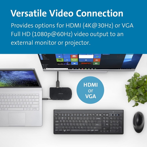 KENSINGTON SD1610P USB-C MINI MBL 4K DOCK PASS
