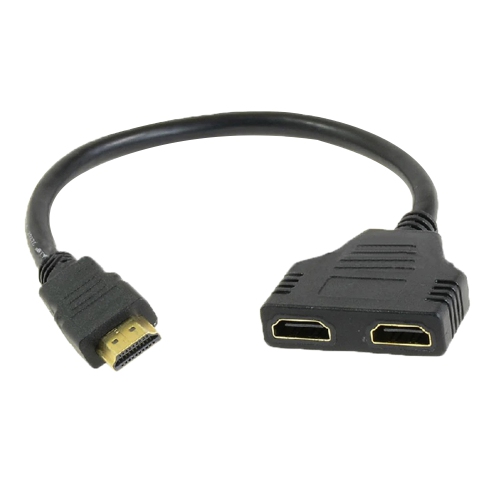 HDMI Splitter Cable 1 Male To 2 Female Dual HDMI Y Splitter Adapter Cable For HD LED LCD TV Laptop PC