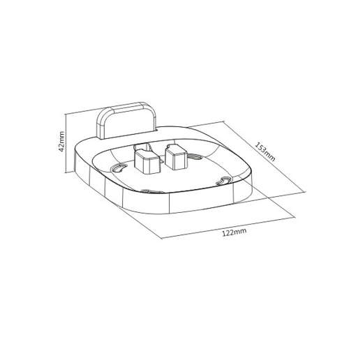 Boost Industries SB-SHELF1 Speaker Wall Shelves/Mounts for SONOS ONE / ONE SL / PLAY:1 Smart Speakers