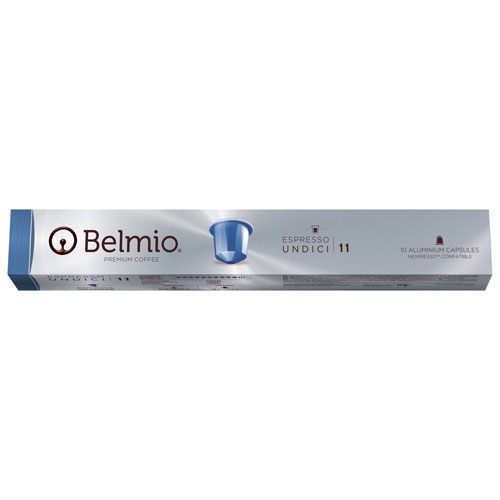 Dosettes de café très corsé Undici de Belmio - Paquet de 10