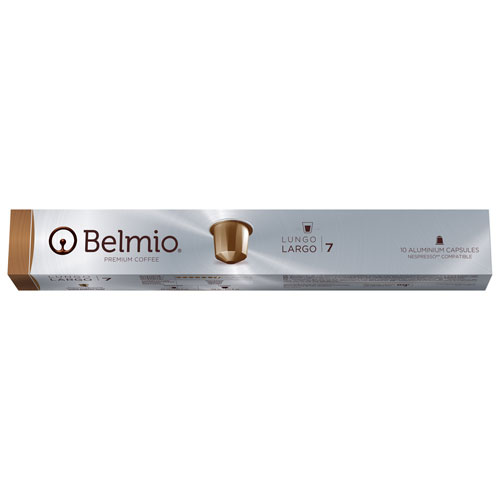 Dosettes de café de torréfaction moyenne Largo de Belmio - Paquet de 10