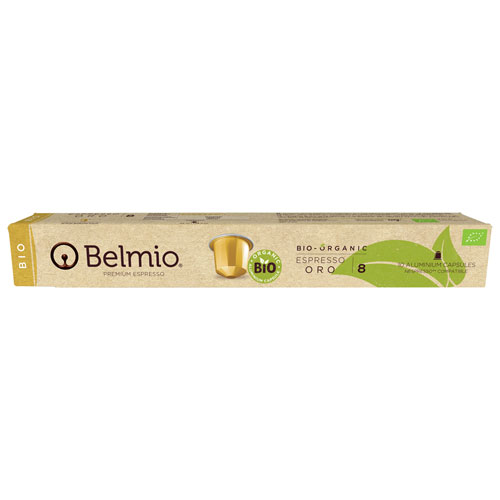 Belmio Organic Collection Oro Medium Roast Coffee Pods - 10 Pack