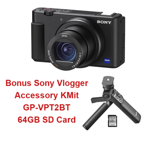 Sony ZV-1 Black + ACC-VC1 Vlogger Accessory Kit