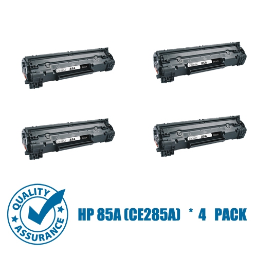 Printer Pro™ Compatible Replacement for 4 Pack HP 85A/hp85a/285 Black Toner Cartridge-HP Printer LaserJet Pro M1212nf M1217nfw P1102w P1109w