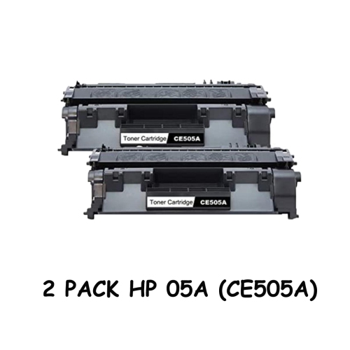 BESTONER  2 Pack HP 05A (Ce505A)/05A/505A/05/ce505 Toner Cartridge HP Laserjet P2035/p2035N/p2055/p2055D/p2055Dn/p2055X In Black