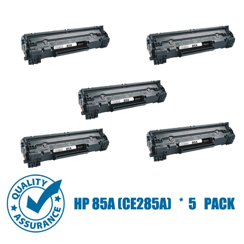 Printer Pro™ Compatible Replacement for 5 Pack HP 85A/hp85a/285 Black Toner Cartridge-HP Printer LaserJet Pro M1212nf M1217nfw P1102w P1109w