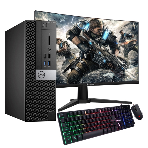DELL  Refurbished (Good) - Optiplex 7040 Small Form Factor Desktop - Intel Core I7-6700, 32GB Memory, 1Tb SSD, Win 10 Pro + Nvidia Gt 1650