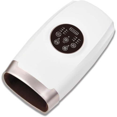 Appareil de massage shiatsu pour les mains et les poignets à pression d’air rechargeable de VGI – portatif – 6 niveaux d’intensité