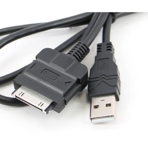 Xtenzi MDI AUX MMI Cable Adapter iPhone/iPod audio/video USB direct cable for Kenwood KCA-IP103