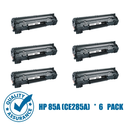 Printer Pro™ Compatible Replacement for 6 Pack HP 85A/hp85a/285 Black Toner Cartridge-HP Printer LaserJet Pro M1212nf M1217nfw P1102w P1109w