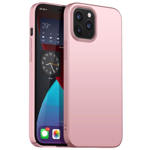 PANDACO Hard Shell Rose Gold Case for iPhone 12 Pro Max