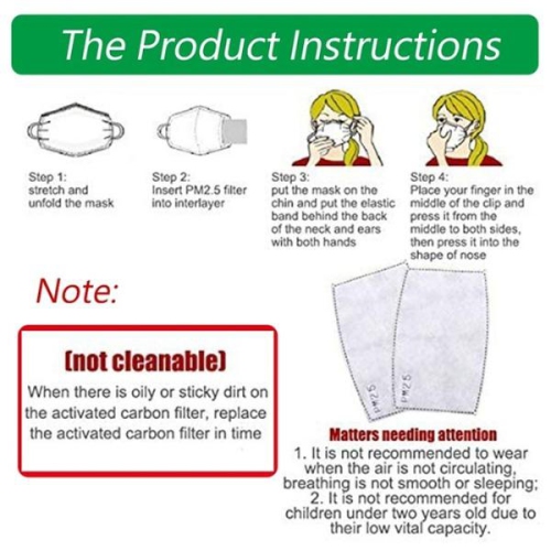 PM 2.5 Filter for Mask - 20 pcs