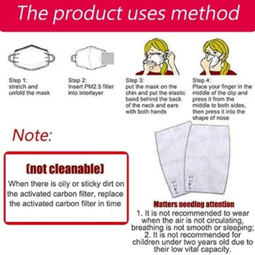 PM 2.5 Filter for Mask - 20 pcs