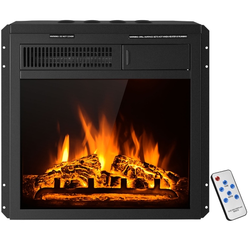 Costway 18 Electric Fireplace Insert, Best Electric Fireplace Insert Canada